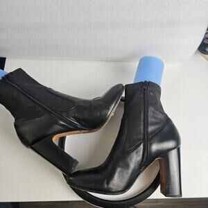 Vince booties Brannen womens 10 high heel boot soft leather made in Italy